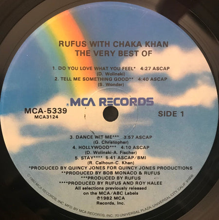 Rufus With Chaka Khan* : The Very Best Of (LP, Comp, Glo)