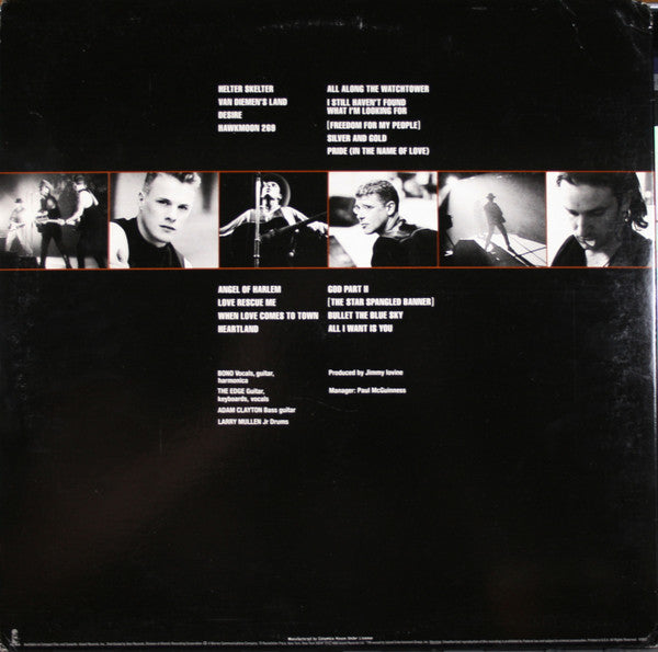 U2 : Rattle And Hum (2xLP, Album, Club, Car)