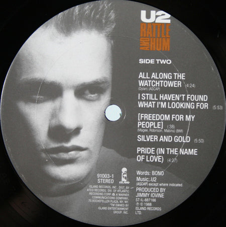 U2 : Rattle And Hum (2xLP, Album, Club, Car)