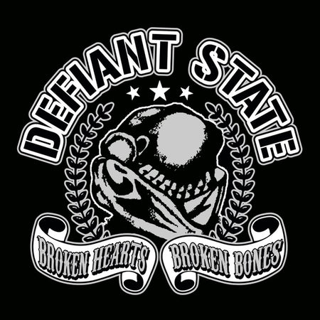 Defiant State : Broken Hearts - Broken Bones (LP, Album, Ltd, Num, Rec)