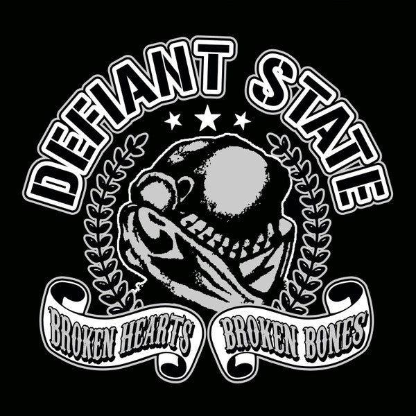 Defiant State : Broken Hearts - Broken Bones (LP, Album, Ltd, Num, Rec)