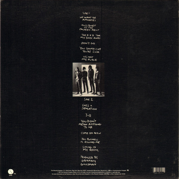 Ramones : Pleasant Dreams (LP, Album, Jac)