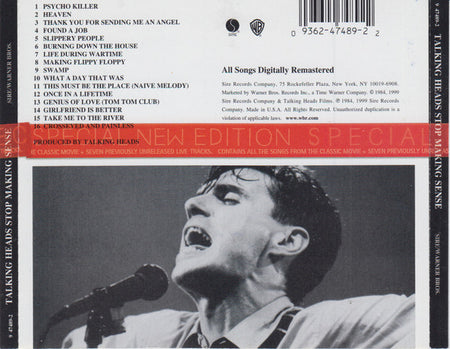 Talking Heads : Stop Making Sense (HDCD, Album, RE, RM, S/Edition, Cin)