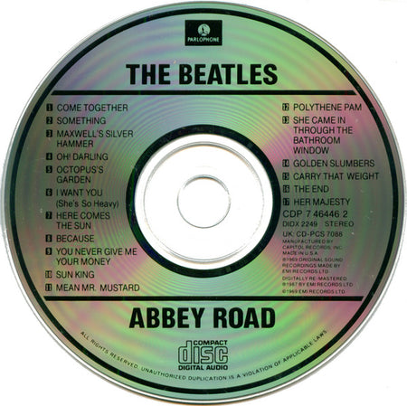 The Beatles : Abbey Road (CD, Album, RE, RM, Cap)