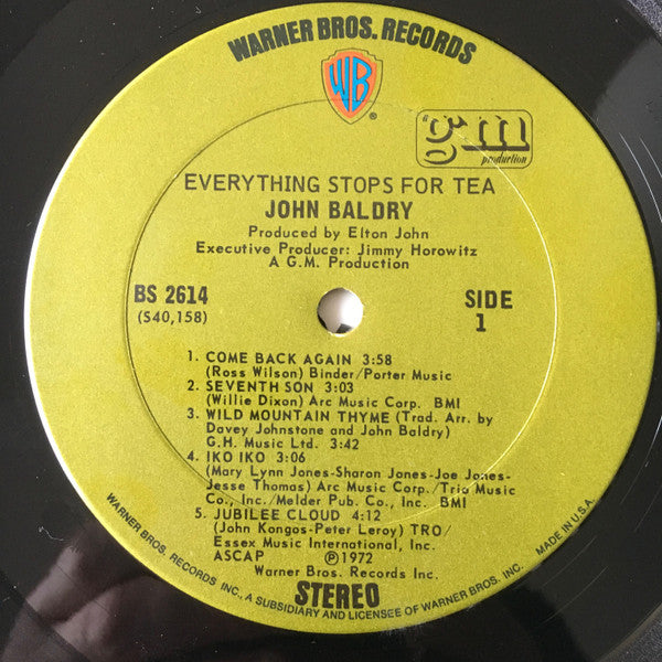 Long John Baldry : Everything Stops For Tea (LP, Gat)