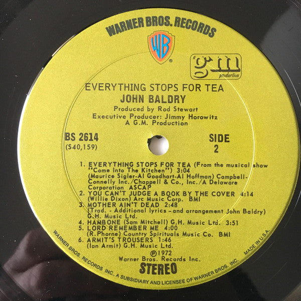 Long John Baldry : Everything Stops For Tea (LP, Gat)