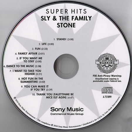 Sly & The Family Stone : Super Hits (CD, Comp)