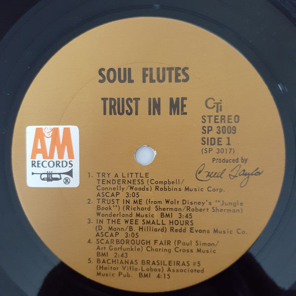 Soul Flutes : Trust In Me (LP, Album, Gat)