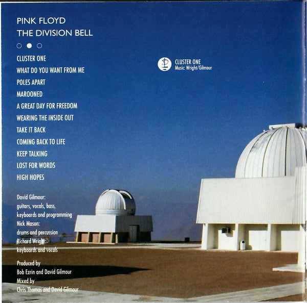 Pink Floyd : The Division Bell (CD, Album)
