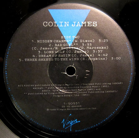 Colin James (2) : Colin James (LP, Album)
