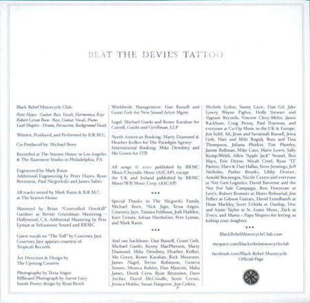 Black Rebel Motorcycle Club : Beat The Devil's Tattoo (CD, Album, Bla)