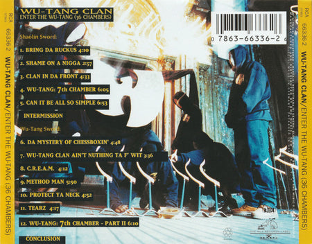 Wu-Tang Clan : Enter The Wu-Tang (36 Chambers) (CD, Album, RP)