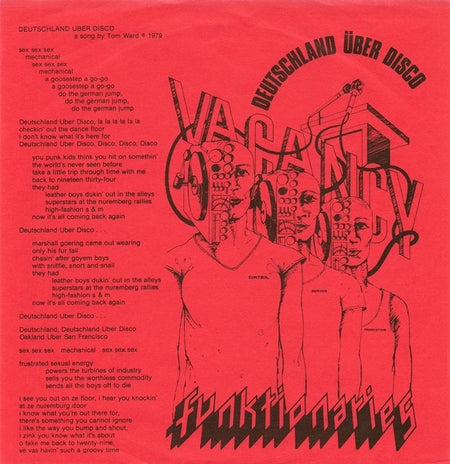 Funktionaries : Deutschland Über Disco / Replaceable Parts (7", Single, Styrene)