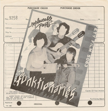 Funktionaries : Deutschland Über Disco / Replaceable Parts (7", Single, Styrene)