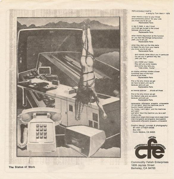 Funktionaries : Deutschland Über Disco / Replaceable Parts (7", Single, Styrene)