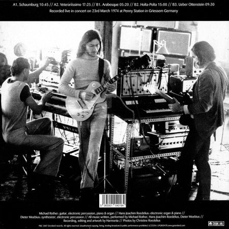 Harmonia : Live 1974 (LP, Album, RE, JP )