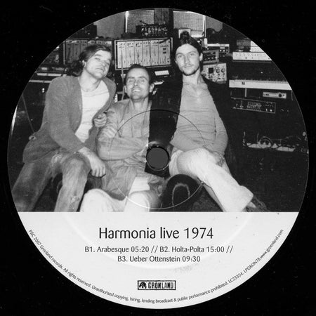 Harmonia : Live 1974 (LP, Album, RE, JP )
