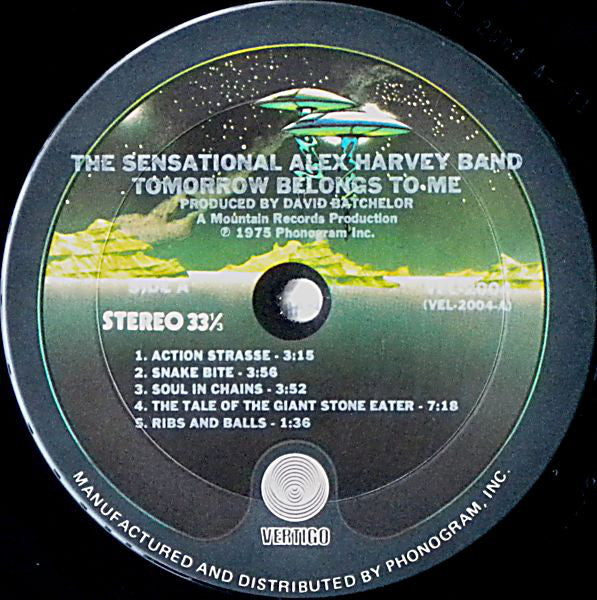 The Sensational Alex Harvey Band : Tomorrow Belongs To Me (LP, Album, Ter)