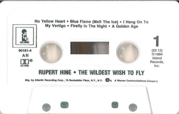 Rupert Hine : The Wildest Wish To Fly (Cass, Dol)