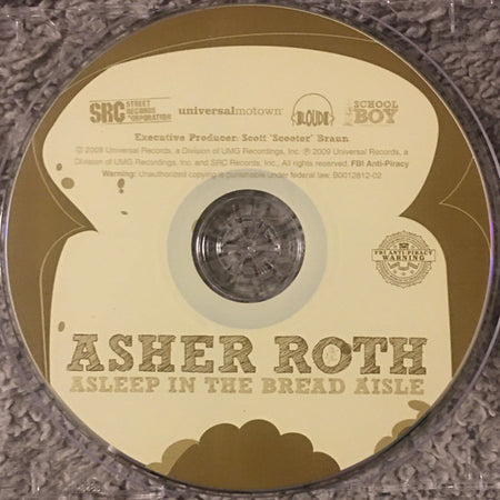 Asher Roth : Asleep In The Bread Aisle (CD, Album)