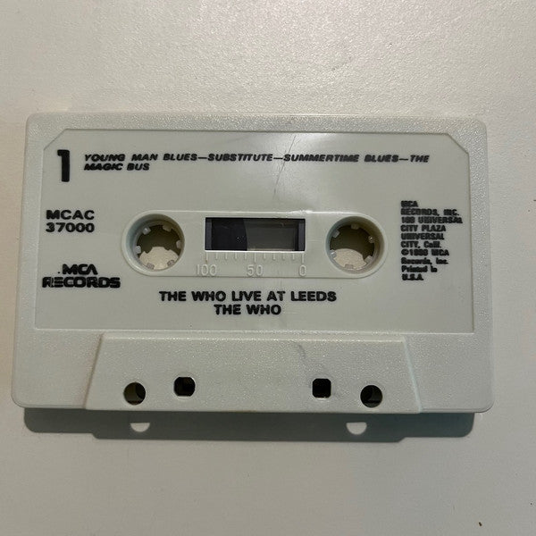 The Who : Live At Leeds (Cass, Album, RE)