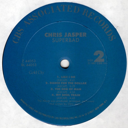 Chris Jasper : Superbad (LP, Album)