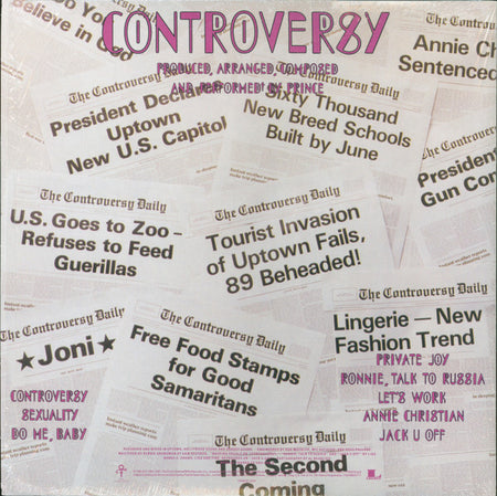 Prince : Controversy (LP, Album, RE, 150)