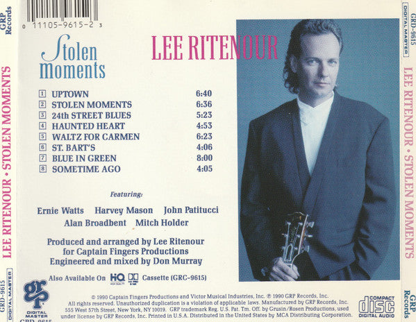 Lee Ritenour : Stolen Moments (CD, Album)