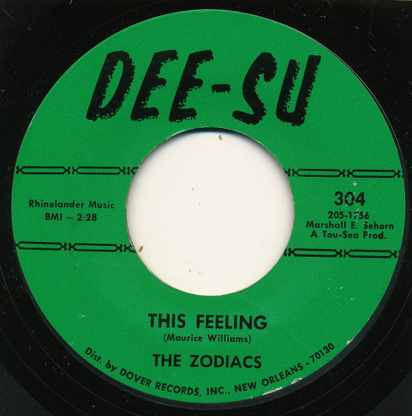 Maurice Williams & The Zodiacs : May I / This Feeling (7", Single)