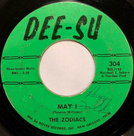 Maurice Williams & The Zodiacs : May I / This Feeling (7", Single)