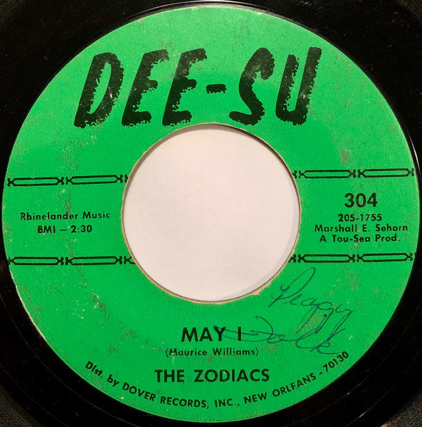 Maurice Williams & The Zodiacs : May I / This Feeling (7", Single)
