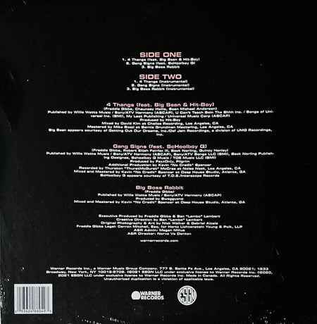 Freddie Gibbs : Singles (12", "Bi)
