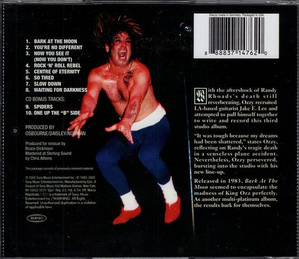 Ozzy Osbourne : Bark At The Moon (CD, Album, RE, RM)