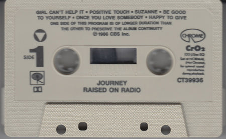 Journey : Raised On Radio (Cass, Album, Chr)