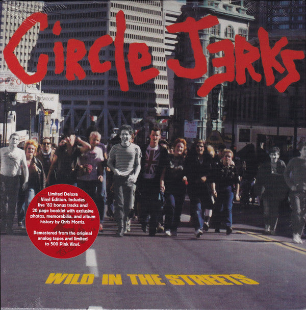 Circle Jerks : Wild In The Streets (LP, Album, Dlx, Ltd, RE, RM, Pin)