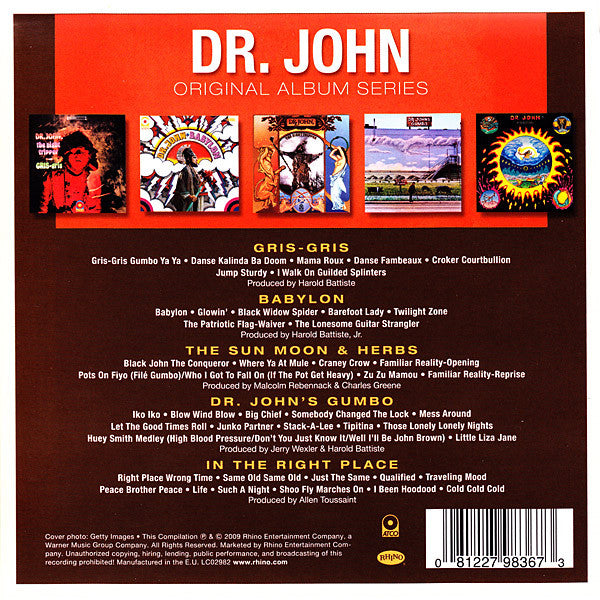 Dr. John : Original Album Series (CD, Album, RE + CD, Album, RE + CD, Album, RE + CD)