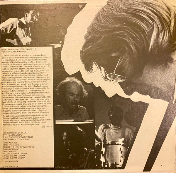 John Klemmer : Waterfalls (LP, Album, Col)