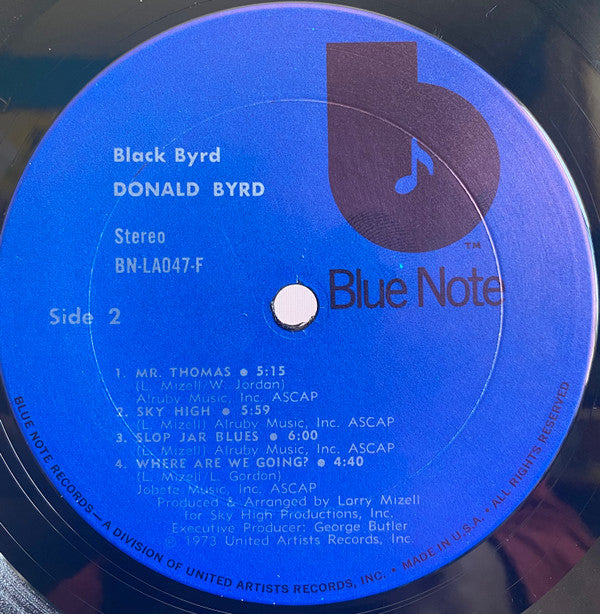 Donald Byrd : Black Byrd (LP, Album, Ter)
