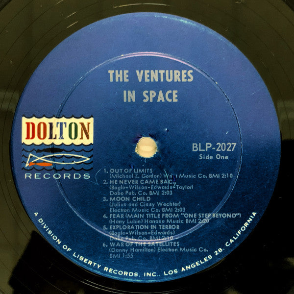 The Ventures : (The) Ventures In Space (LP, Album, Mono, Ind)