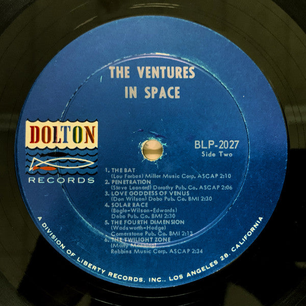 The Ventures : (The) Ventures In Space (LP, Album, Mono, Ind)
