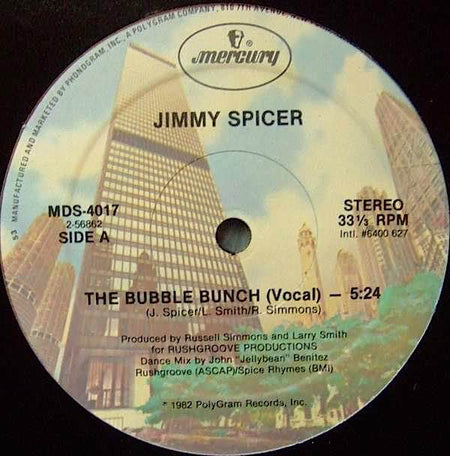Jimmy Spicer : The Bubble Bunch (12")