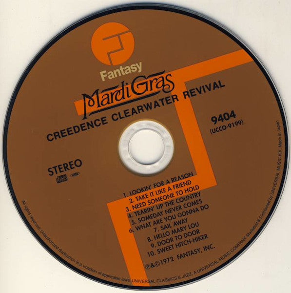 Creedence Clearwater Revival : Mardi Gras (CD, Album, RE, RM, SHM)
