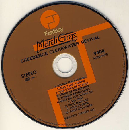 Creedence Clearwater Revival : Mardi Gras (CD, Album, RE, RM, SHM)