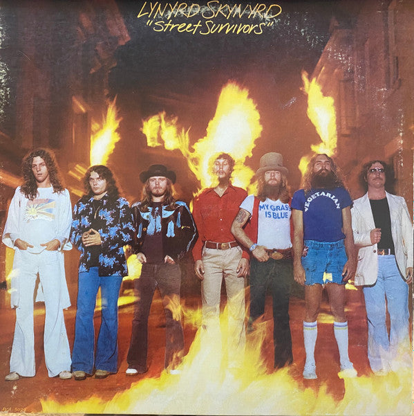 Lynyrd Skynyrd : Street Survivors (LP, Album, Pin)