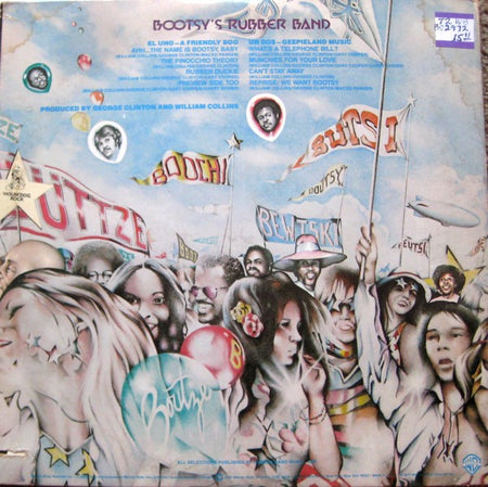 Bootsy's Rubber Band : Ahh...The Name Is Bootsy, Baby! (LP, Album, Gat)