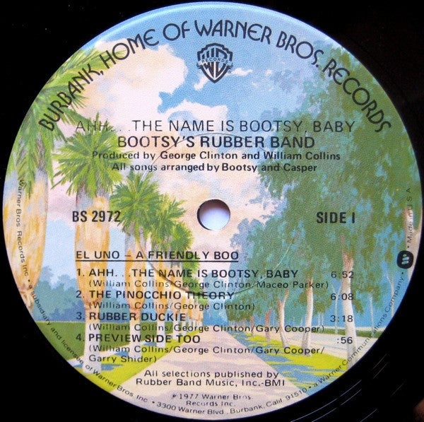 Bootsy's Rubber Band : Ahh...The Name Is Bootsy, Baby! (LP, Album, Gat)