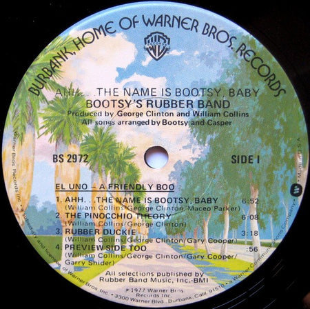 Bootsy's Rubber Band : Ahh...The Name Is Bootsy, Baby! (LP, Album, Gat)