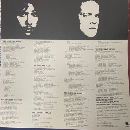 Metallica : Metallica (2xLP, Album, Ltd, RE, RM, 180)