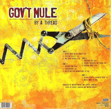 Gov't Mule : By A Thread (2xLP, Album, Tra)