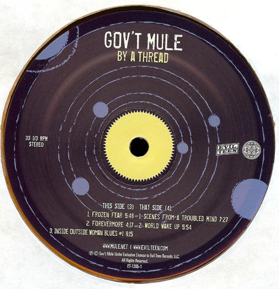 Gov't Mule : By A Thread (2xLP, Album, Tra)